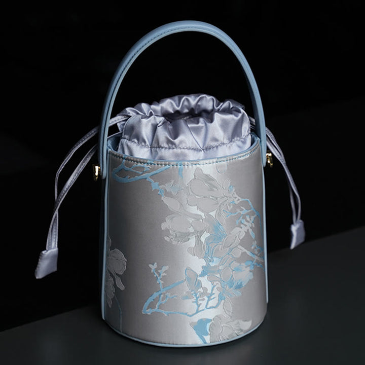 Borsa a tracolla con ricamo Buddha Stones Panda Bamboo Magpie Hangbags