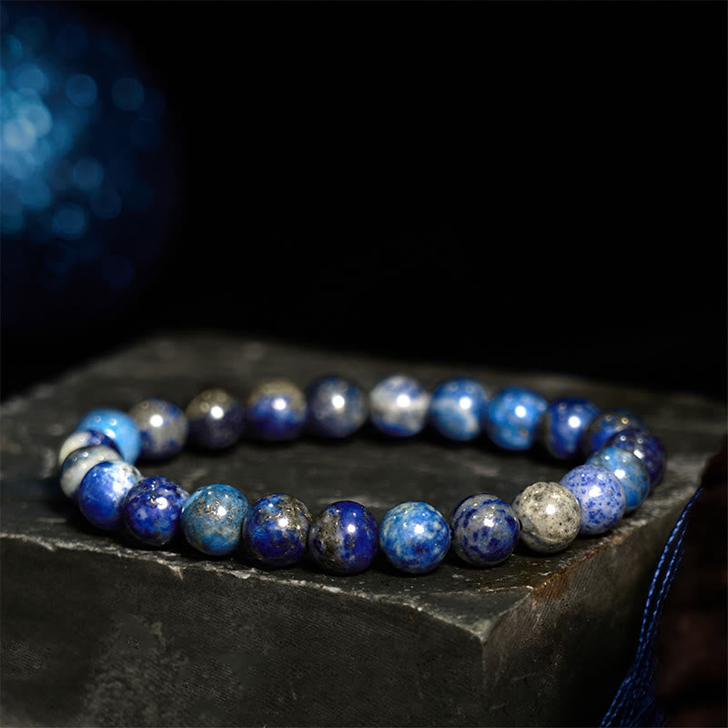 Bracciale Buddha Stones Lazurite Lapislazzuli Positive Balance - image 1