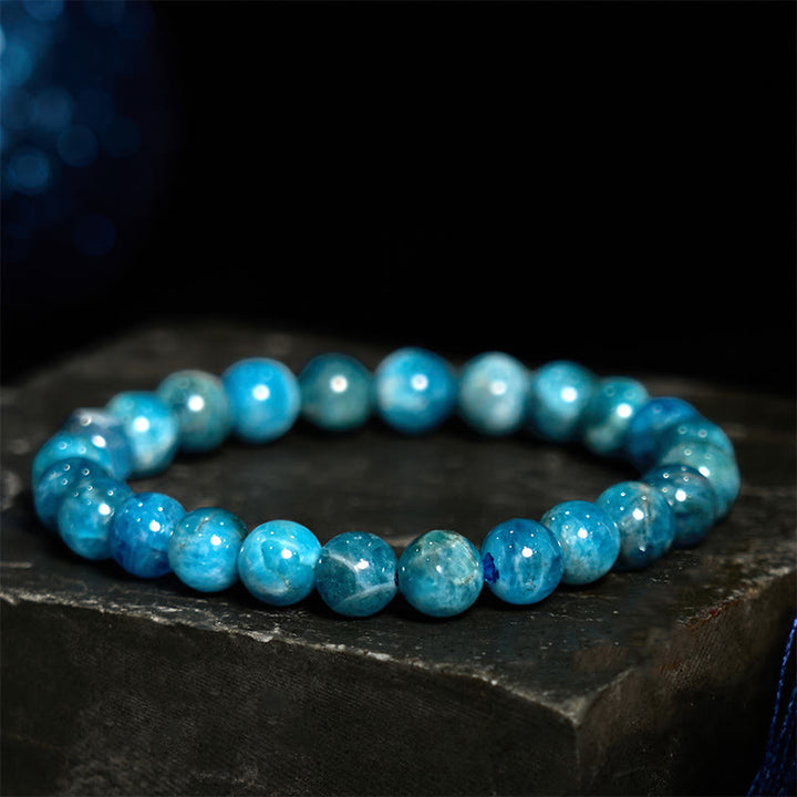 Braccialetto motivazionale Buddha Stones Apatite
