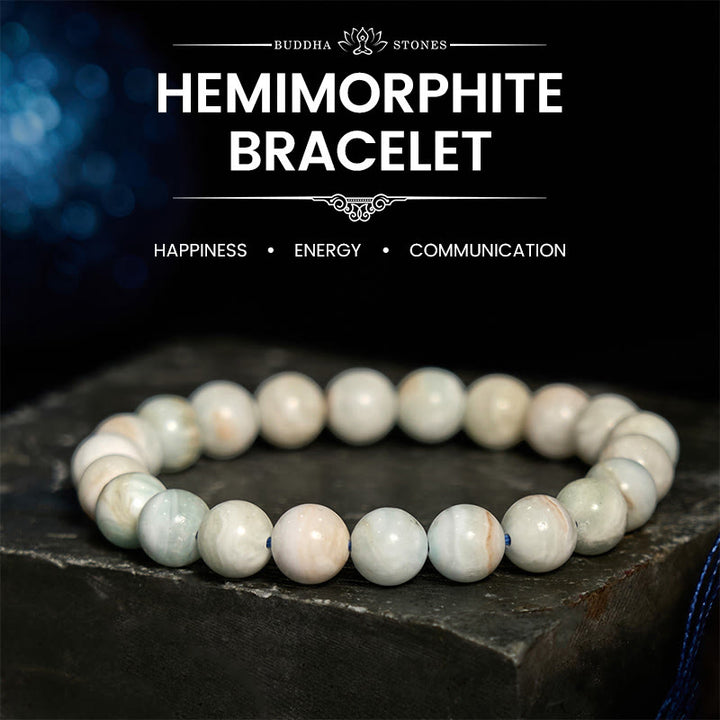Braccialetto energetico calmo Buddha Stones Hemimorphite