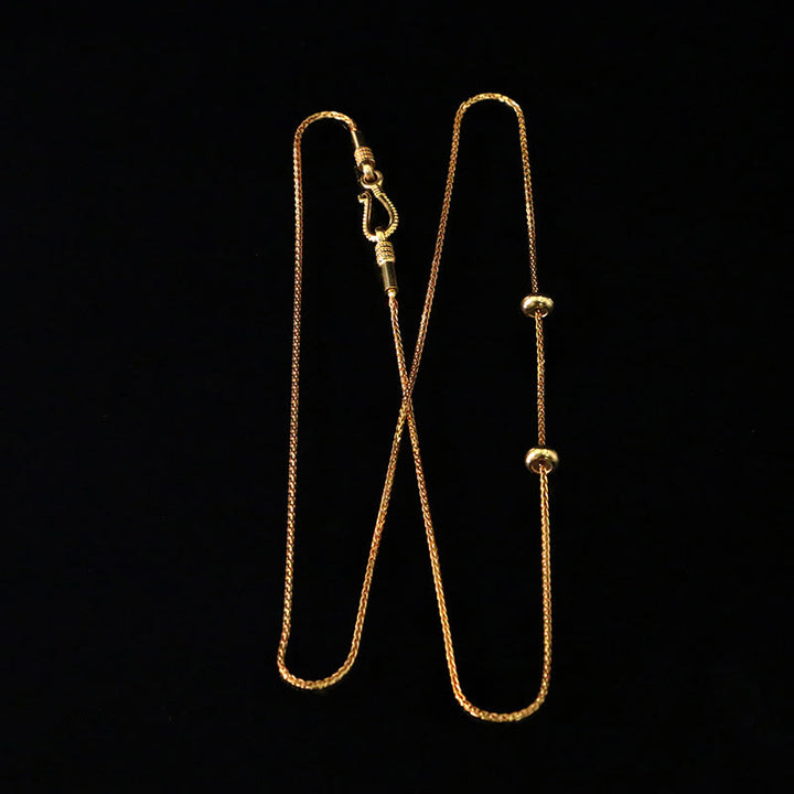 Collana con ciondolo in argento sterling 925 con protezione per topi sputa-tesoro tibetana Buddha Stones