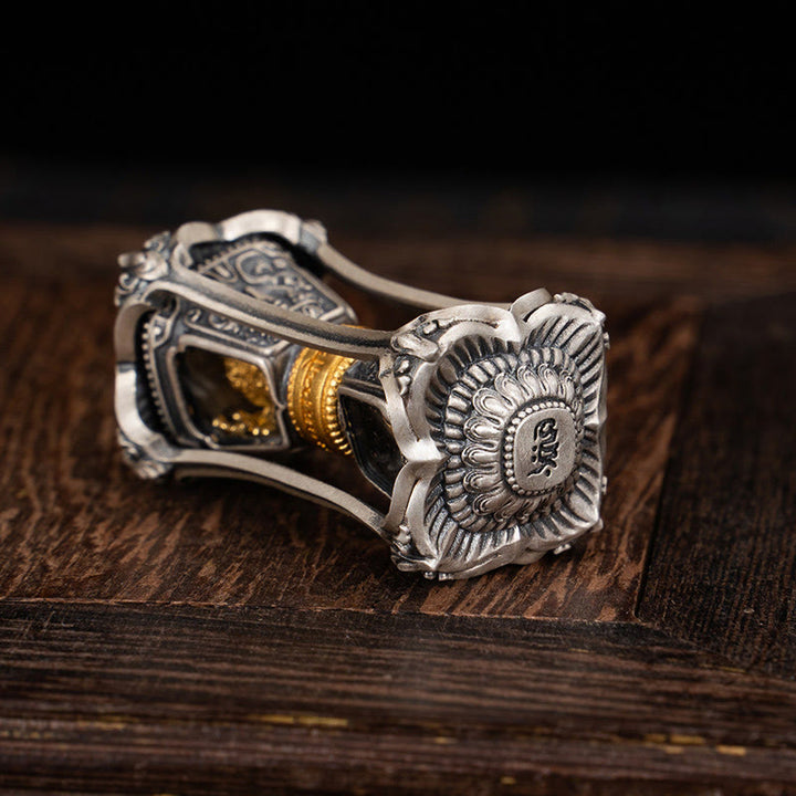 Collana con ciondolo a forma di dea della ricchezza, ciondolo a forma di Buddha Stones in argento sterling 925 tibetano Zakiram