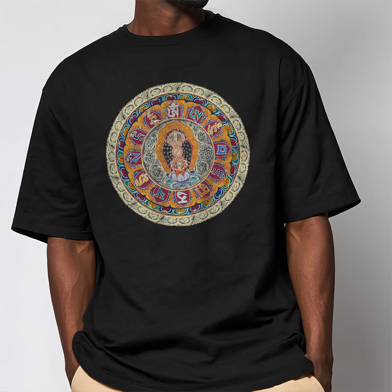 Buddha Stones Maglietta in cotone con mandala Dorje Vajra Buddha - image 5