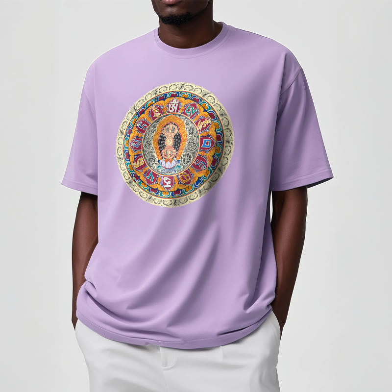 Buddha Stones Maglietta in cotone con mandala Dorje Vajra Buddha - image 17
