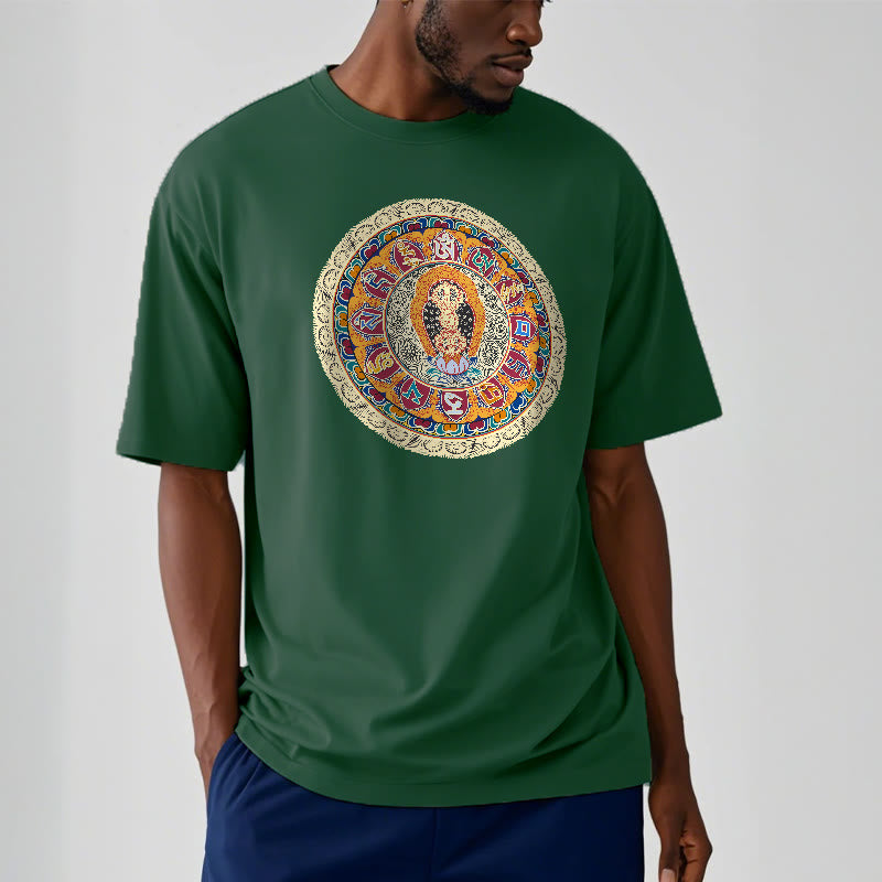 Buddha Stones Maglietta in cotone con mandala Dorje Vajra Buddha - image 8