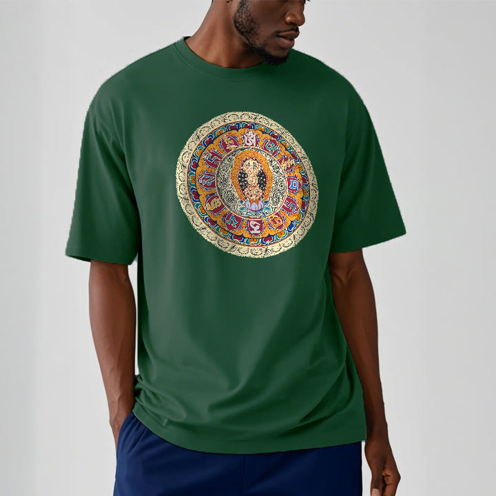 Buddha Stones Maglietta in cotone con mandala Dorje Vajra Buddha - image 8