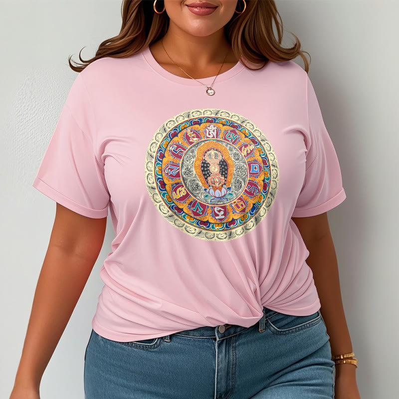 Buddha Stones Maglietta in cotone con mandala Dorje Vajra Buddha - image 19