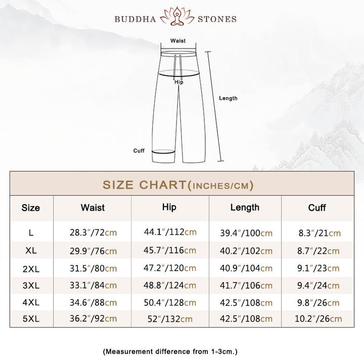 Pantaloni in velluto a coste con coulisse e tasche da uomo Buddha Stones autunno inverno - image 5