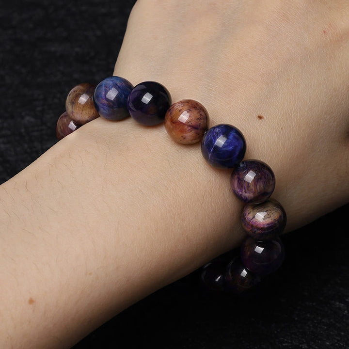 Buddha Stones Vari braccialetti di fiducia in occhio di tigre