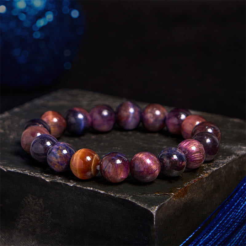 Buddha Stones Vari braccialetti di fiducia in occhio di tigre