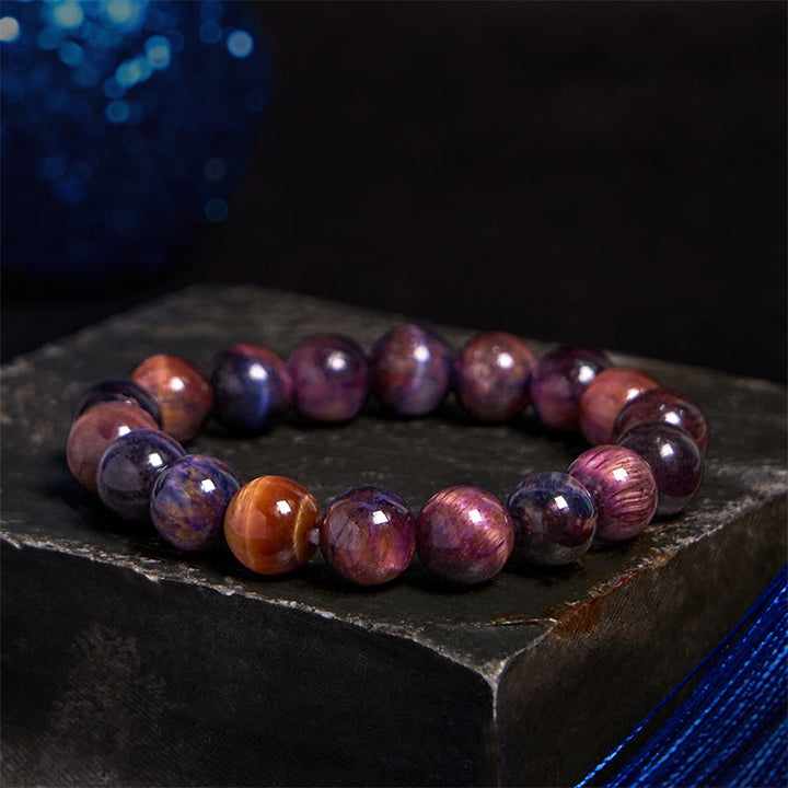 Buddha Stones Vari braccialetti di fiducia in occhio di tigre