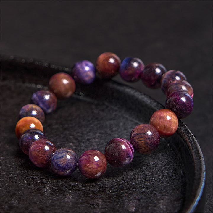 Buddha Stones Vari braccialetti di fiducia in occhio di tigre
