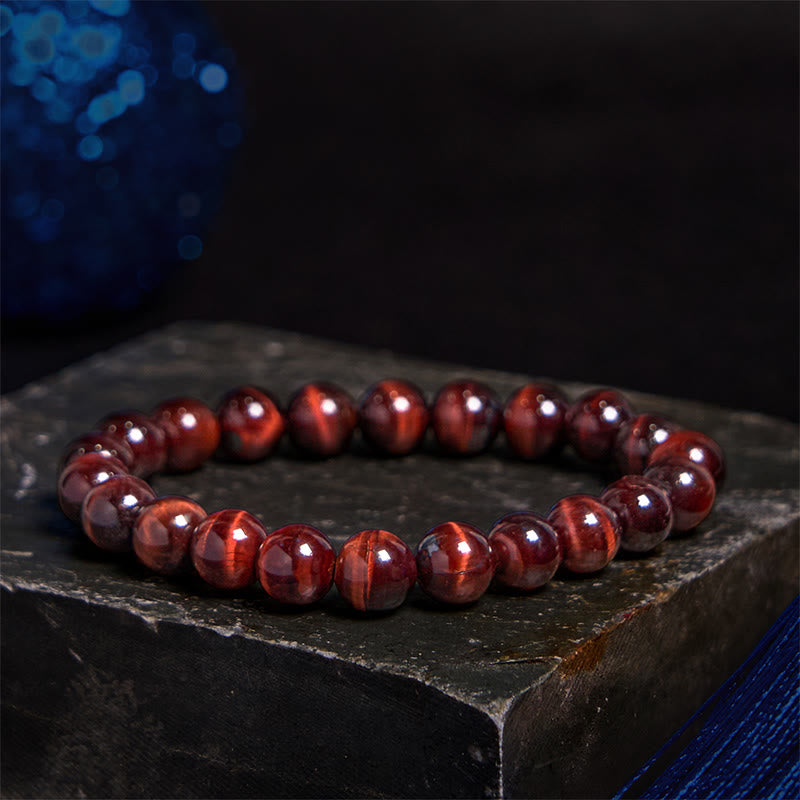 Buddha Stones Vari braccialetti di fiducia in occhio di tigre