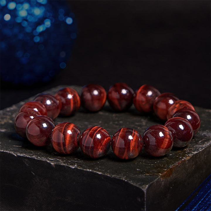 Buddha Stones Vari braccialetti di fiducia in occhio di tigre