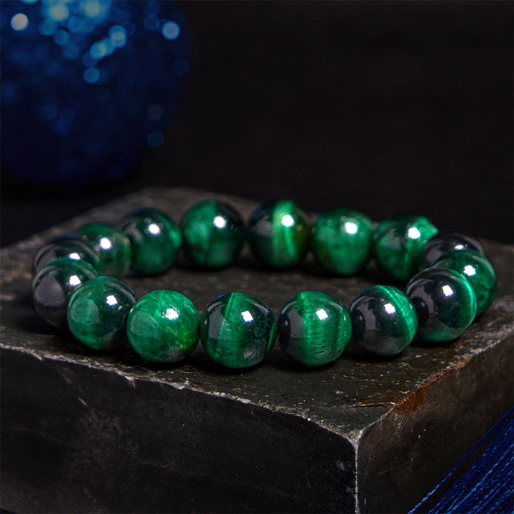 Buddha Stones Vari braccialetti di fiducia in occhio di tigre