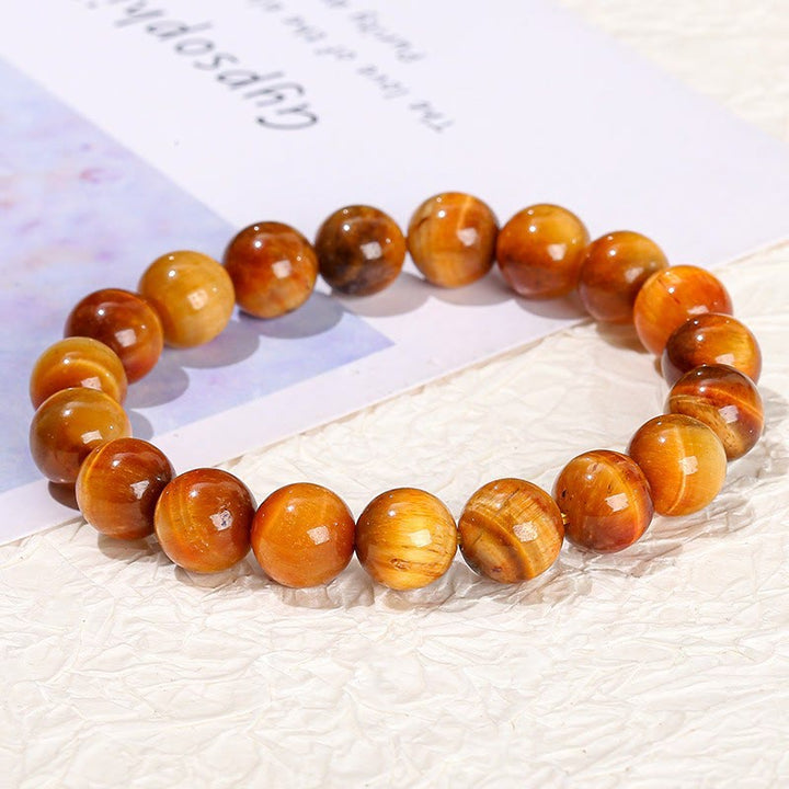 Buddha Stones Vari braccialetti di fiducia in occhio di tigre