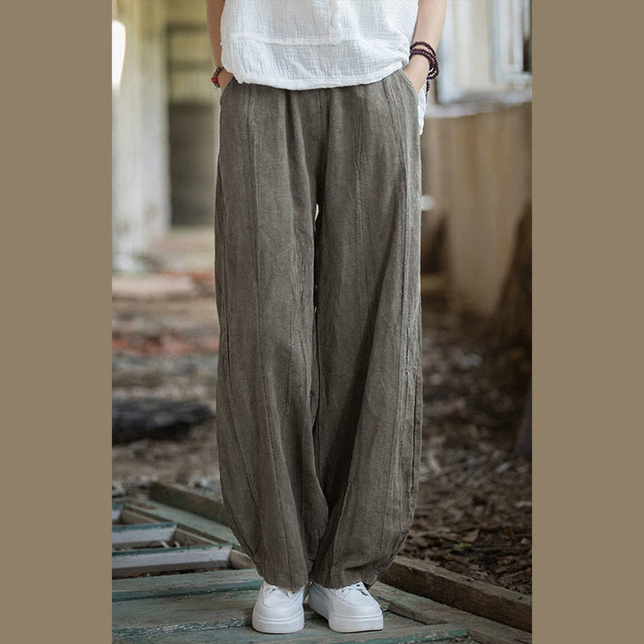 Pantaloni harem tie-dye retrò Buddha Stones, pantaloni da yoga casual da donna con tasche - image 17
