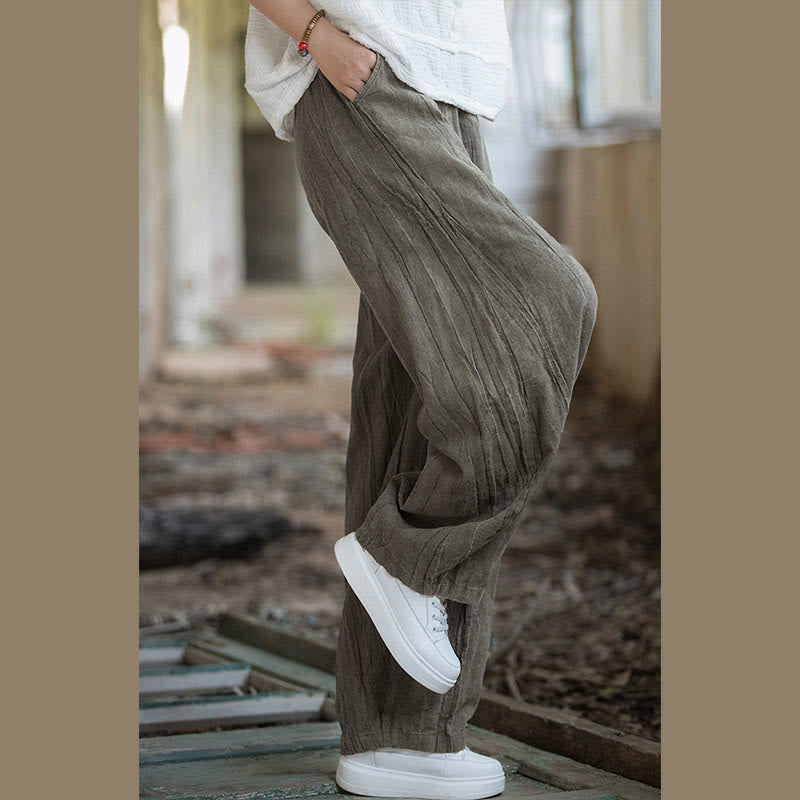 Pantaloni harem tie-dye retrò Buddha Stones, pantaloni da yoga casual da donna con tasche - image 18