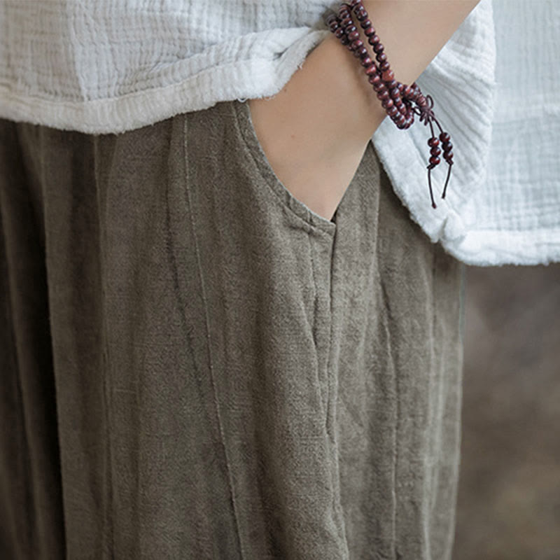 Pantaloni harem tie-dye retrò Buddha Stones, pantaloni da yoga casual da donna con tasche - image 20