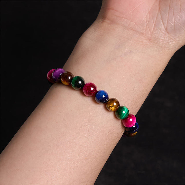 Bracciale della calma con vari cristalli di pietra di Buddha, malachite, lazurite, lapislazzuli, emimorfite - image 132