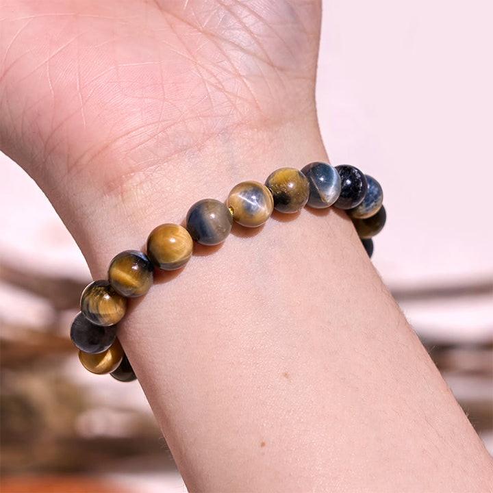 Bracciale della calma con vari cristalli di pietra di Buddha, malachite, lazurite, lapislazzuli, emimorfite - image 134