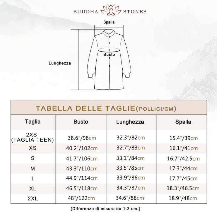 Set di abbigliamento per la pratica Buddha Stones White Crane Sea Cotton Linen Meditazione Preghiera Spirituale Zen Tai Chi Qigong - image 5