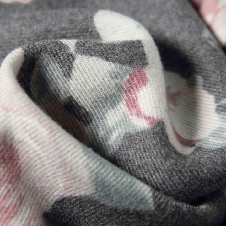 Scialle tibetano Buddha Stones Garden Rose Autunno Inverno Sciarpa da viaggio avvolgente - image 21