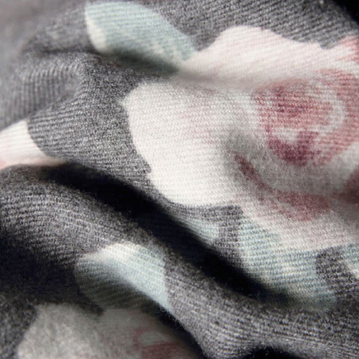 Scialle tibetano Buddha Stones Garden Rose Autunno Inverno Sciarpa da viaggio avvolgente - image 24