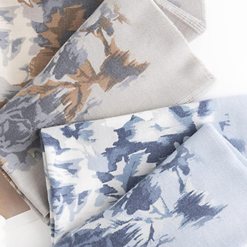 Scialle tibetano con Buddha Stones , etnico, retrò, con stampa di rose, autunno inverno, caldo e accogliente, sciarpa avvolgente - image 9