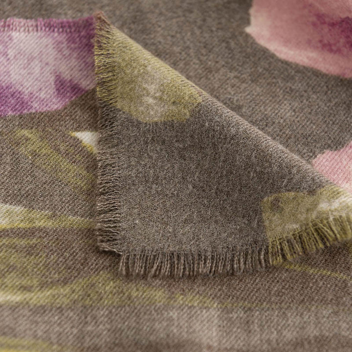 Scialle tibetano Buddha Stones , stile artistico, stampa ibisco siriano, autunno inverno, sciarpa calda e accogliente