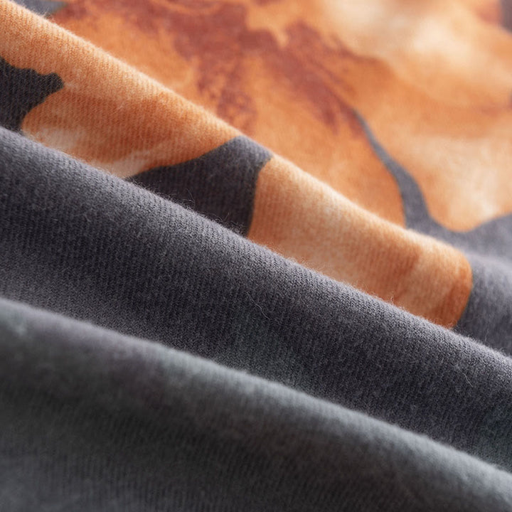 Scialle tibetano Buddha Stones , stile artistico, stampa ibisco siriano, autunno inverno, sciarpa calda e accogliente - image 4