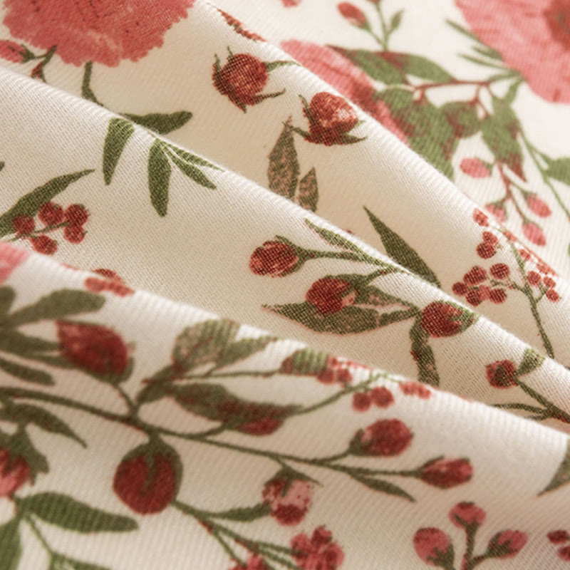 Scialle tibetano Buddha Stones, elegante, dolce, grande, con stampa di fiori e foglie, autunno inverno, morbido e caldo, sciarpa avvolgente - image 6