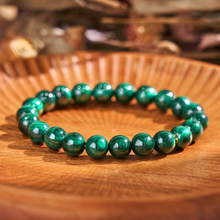 Braccialetto di supporto per l'equilibrio calmo della serie verde Buddha Stones Love Self