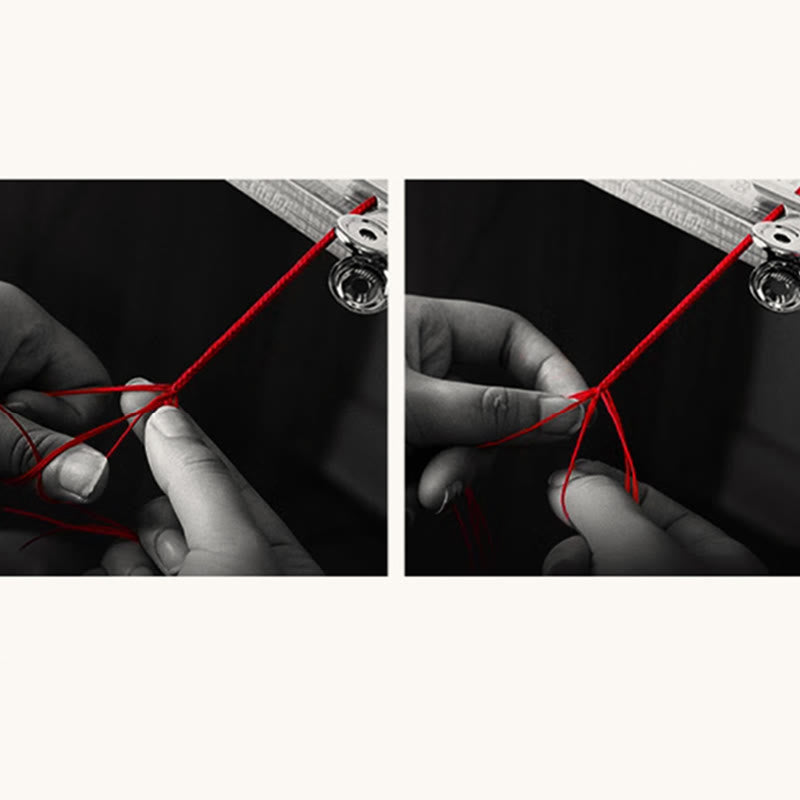 Braccialetto intrecciato con corda di protezione dalla fortuna fatto a mano con design dell'anno del serpente , Buddha Stones , oro 999 - image 17