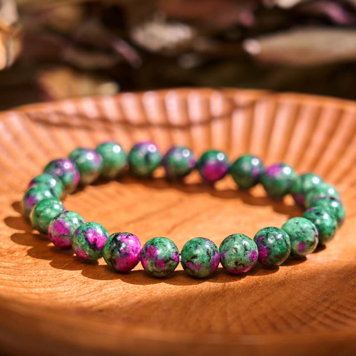 Buddha Stones ripristina la calma Braccialetto Love Tranquility della serie Cool Color