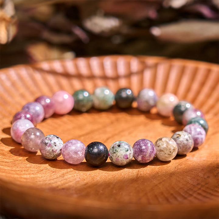 Buddha Stones ripristina la calma Braccialetto Love Tranquility della serie Cool Color