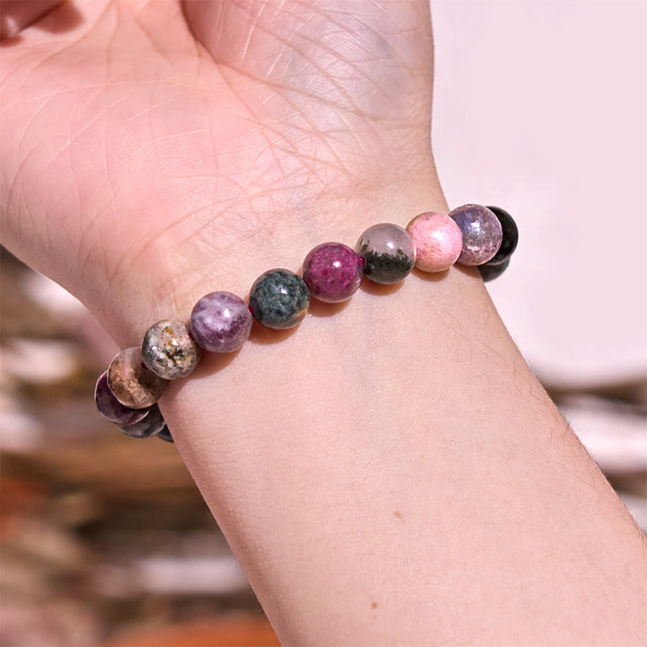 Buddha Stones ripristina la calma Braccialetto Love Tranquility della serie Cool Color