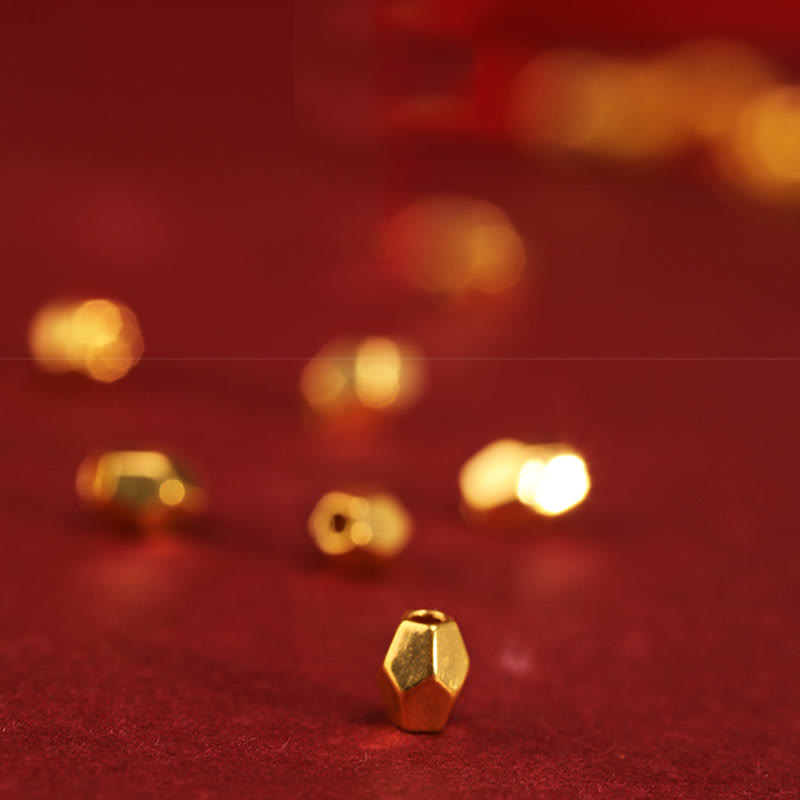 Buddha Stones 999 Oro Anno del Serpente Fatto a Mano Fortuna Forza Braccialetto Intrecciato Cavigliera - image 13