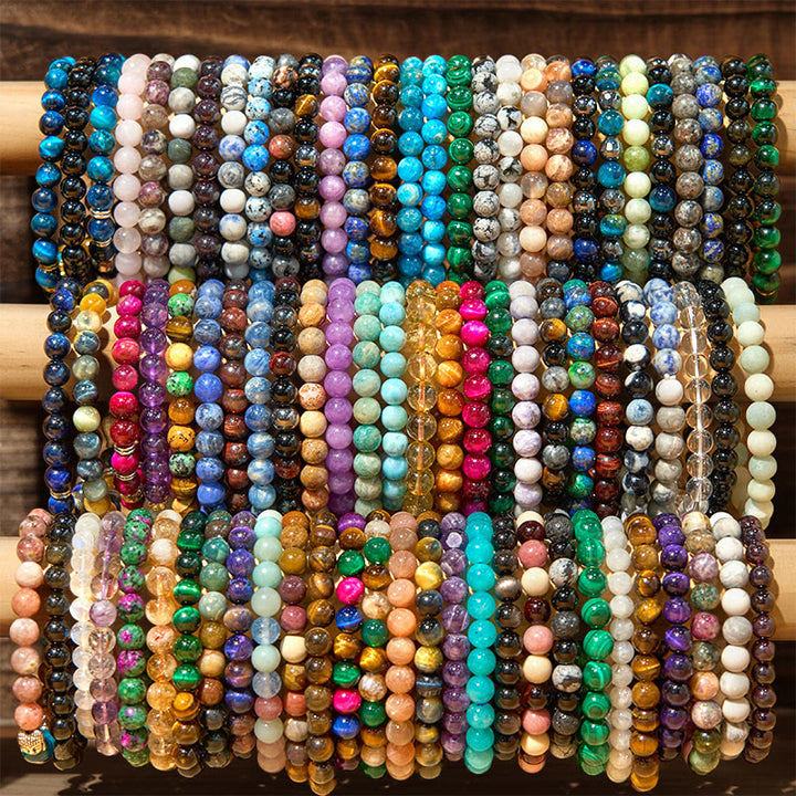 Braccialetto della Calma con Cristalli Vari di Pietra del Buddha, Malachite, Lazurite, Emimorfite - image 0