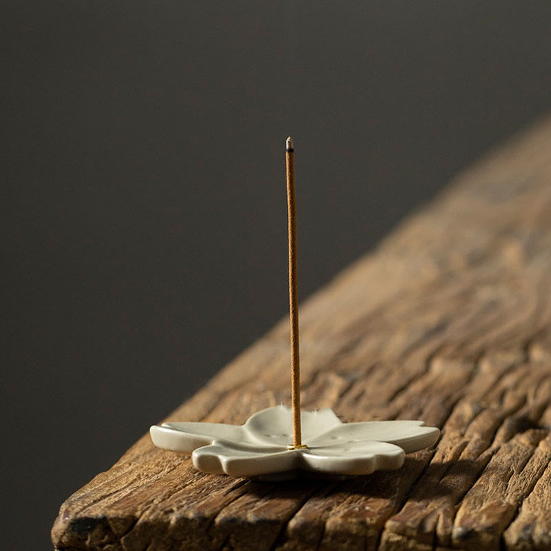 Buddha Stones, loto, fiore di ciliegio, fiore di prugna, crisantemo, bruciatore di incenso in ceramica curativo, decorazione - image 3