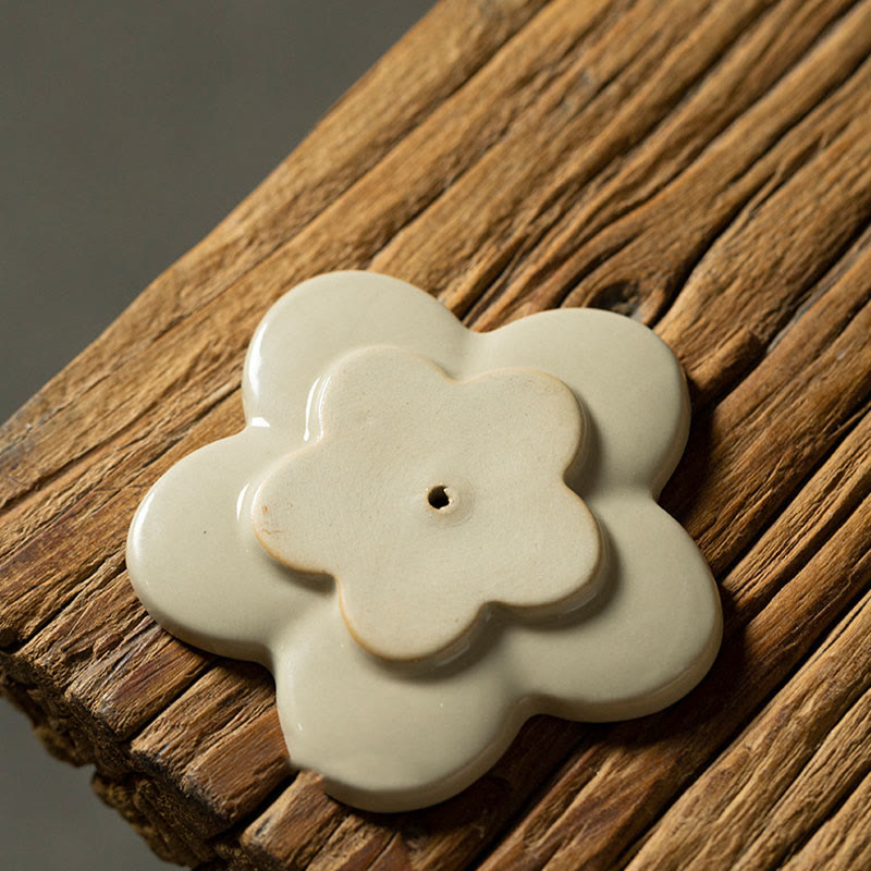 Buddha Stones, loto, fiore di ciliegio, fiore di prugna, crisantemo, bruciatore di incenso in ceramica curativo, decorazione - image 6