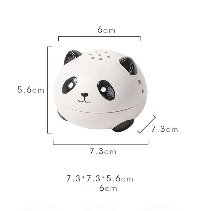 Buddha Stones Carino Panda Guarigione Ceramica Bruciatore di Incenso Decorazione da Scrivania
