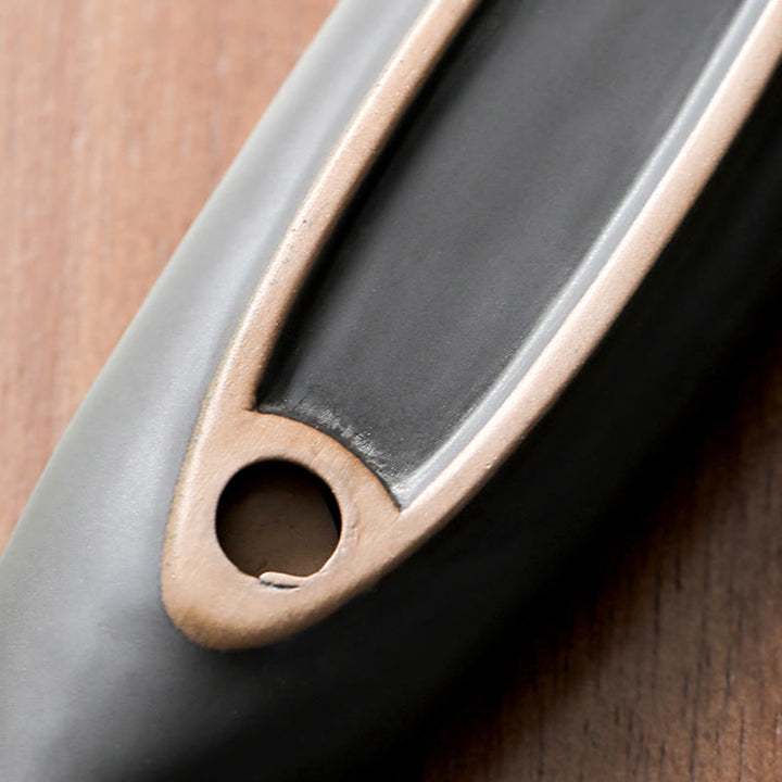 Buddha Stones Tre Pietre Onde Farfalla Bambù Guarigione Bastoncino di Ceramica Bruciatore di Incenso Decorazione - image 4