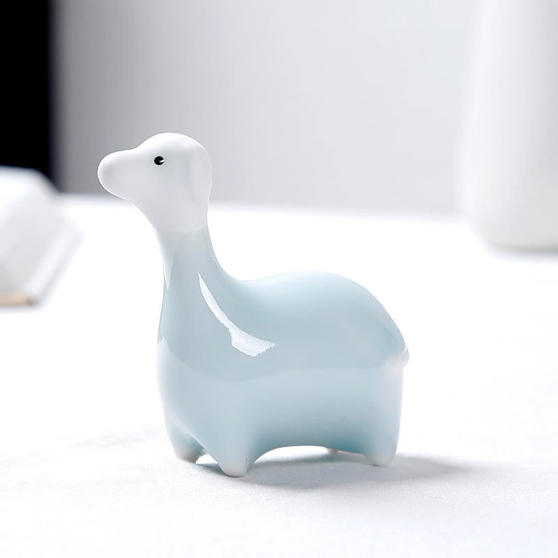 Buddha Stones Zodiaco cinese Ceramica Tè Animale domestico Decorazione per la casa - image 30