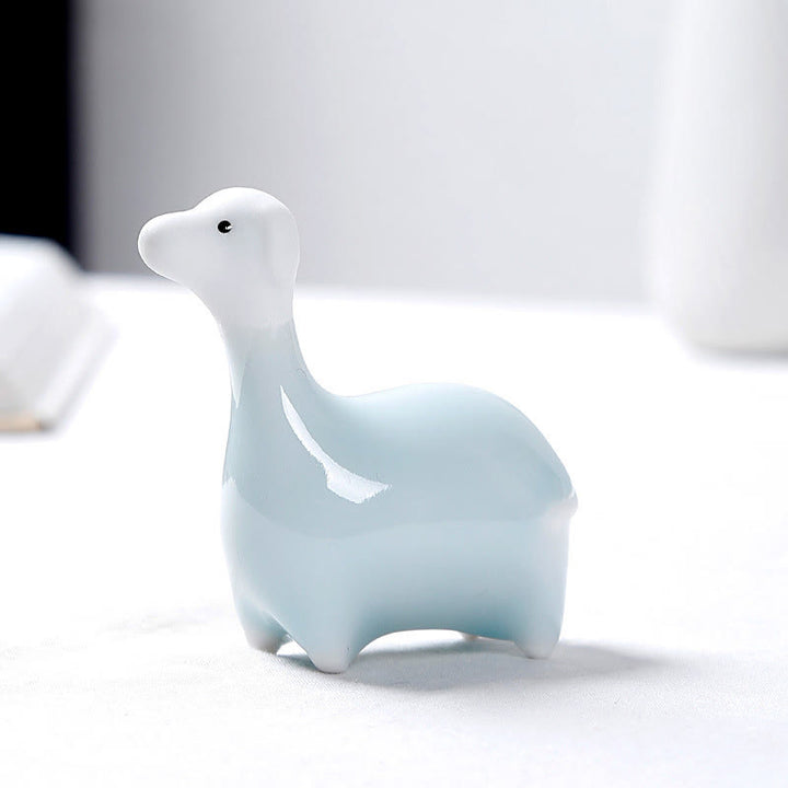 Buddha Stones Zodiaco cinese Ceramica Tè Animale domestico Decorazione per la casa - image 30