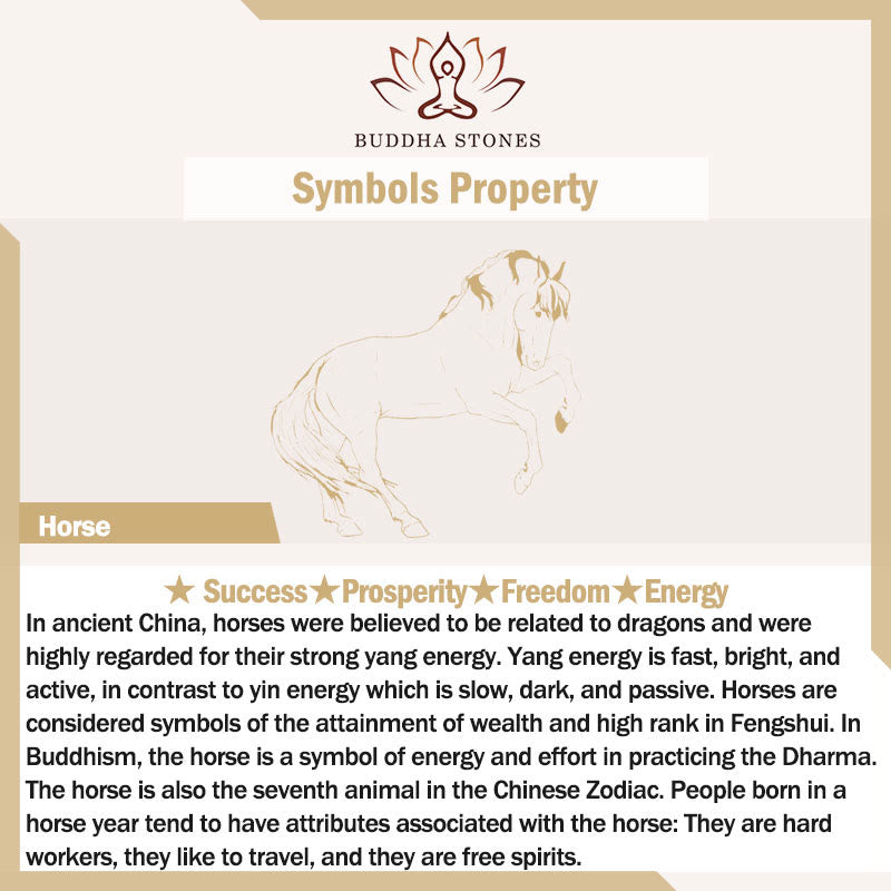 Buddha Stones Testa Giù Su Cavallo Ceramica Successo Libertà Decorazione della casa
