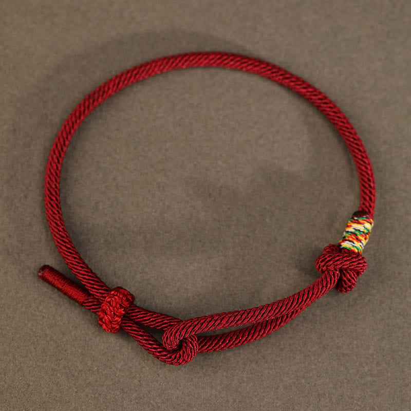 Braccialetto portafortuna con moneta in argento sterling 925 e argento sterling 999 con cordino rosso Buddha Stones