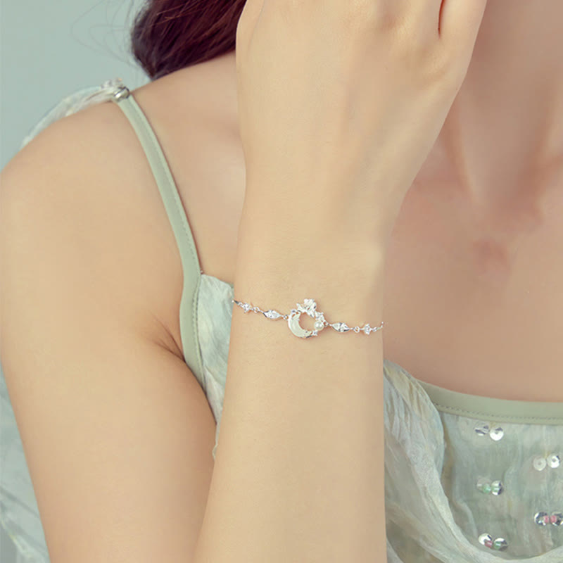 Bracciale Buddha Stones Hetian Jade 925 Sterling Silver Cubic Zirconia Pearl Lotus - image 5