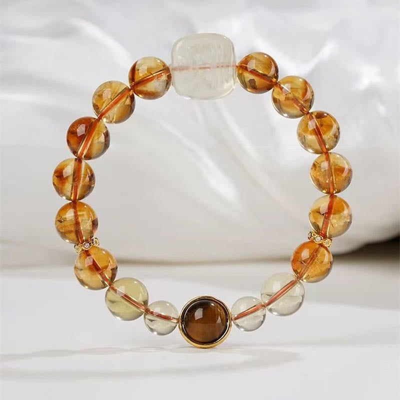 Bracciale Buddha Stones Topaz Zashi Lhamo Kindness