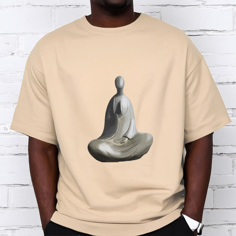 Maglietta in cotone con motivo Buddha Buddha Stones - image 6